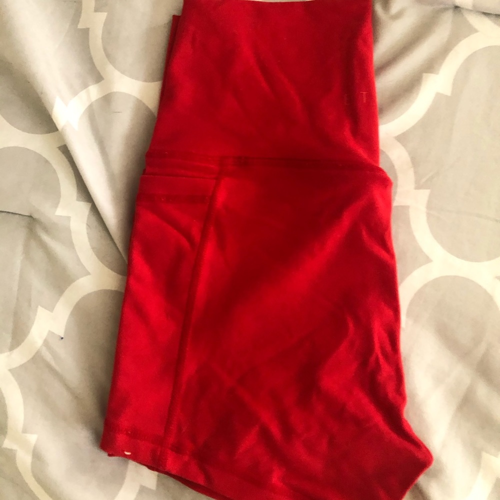 Red ethos shorts